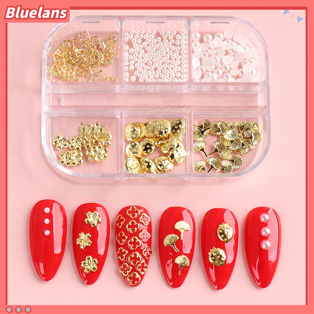(In Stock) Kacamata Hitam Lensa Warna Warni ♡Charms Manik-Manik Bentuk Bintang Hollow 3D Bahan Metal Untuk Dekorasi Nail Art