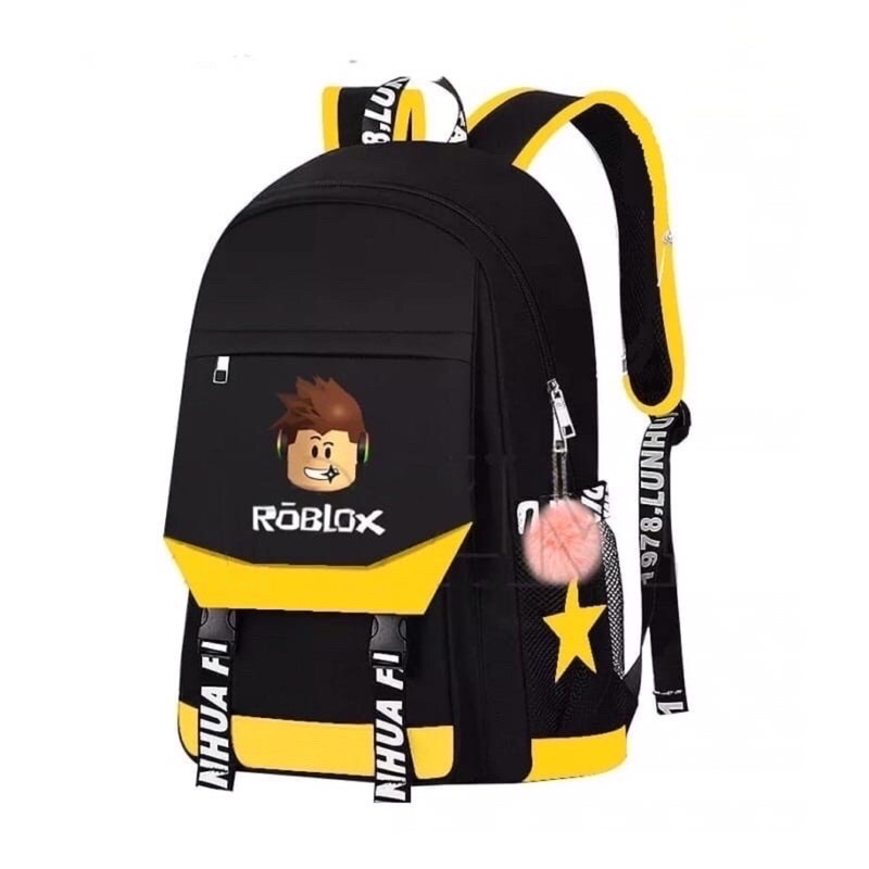 TAS RANSEL SEKOLAH ANAK TK SD SMP ROBLOX KARAKTER MASUK LAPTOP TABLET