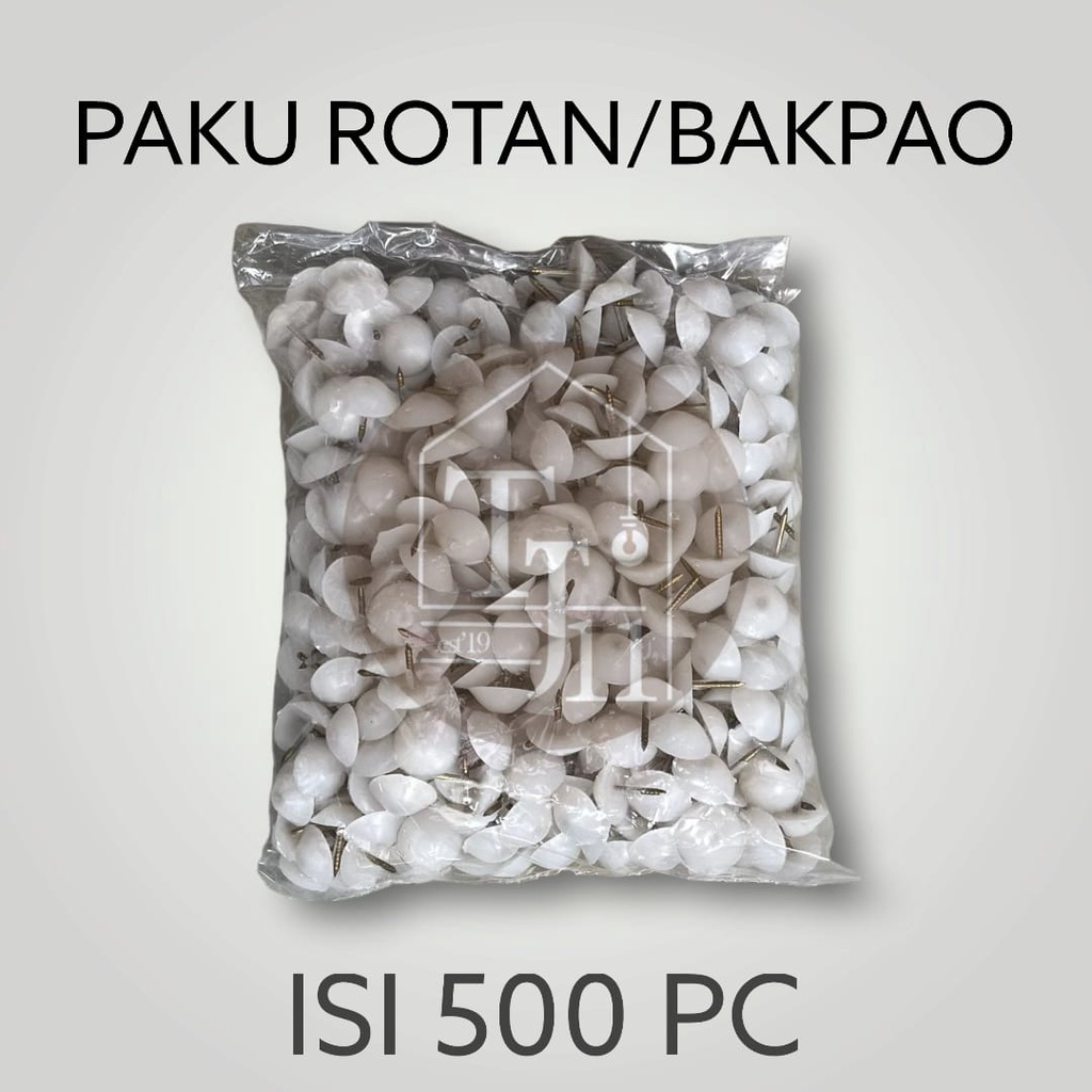 AMBALAN PAKU ROTAN / PAKU KURSI / PAKU BAKPAO WARNA PUTIH HARGA PER 1 BUNGKUS ISI 500 Pcs