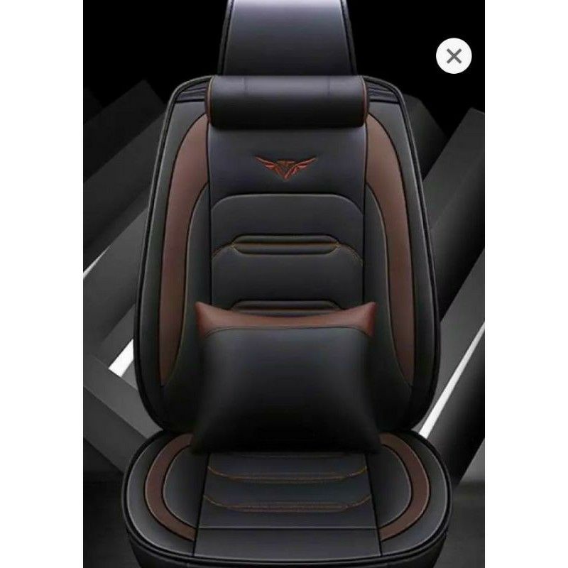 sarung jok mobil honda Jazz 2016 - 2017 bonus bantal 2 dan bonus sarung stir