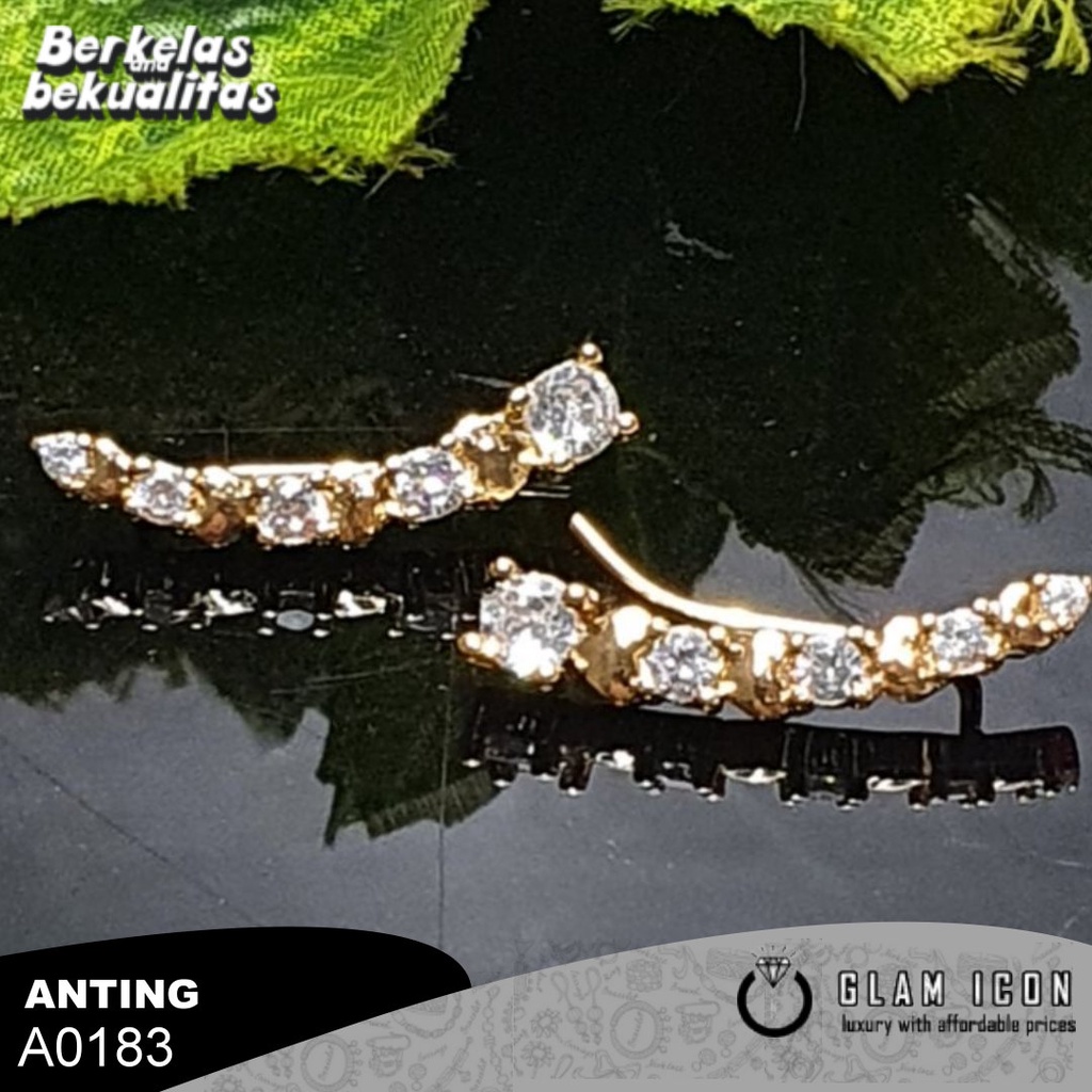 Anting Rambat mata bulat  A0183