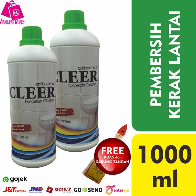 CLEER 1000 ml - PEMBERSIH KERAK KERAMIK & PORSELEN LANTAI TOILET KAMAR