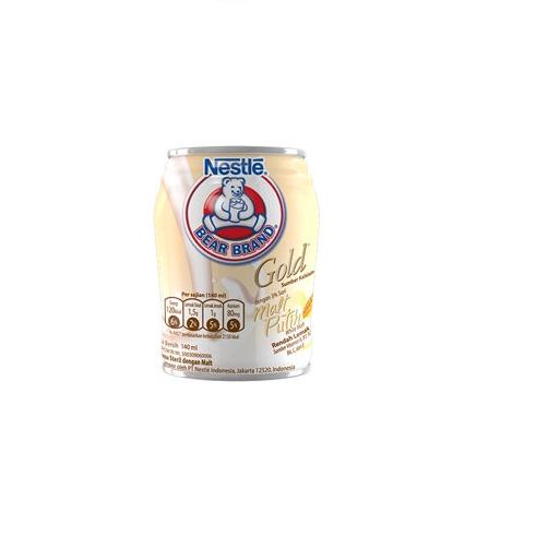 

Paket Susu Beruang (Bear Brand 189ml + White Tea 140ml + White Malt 140ml)