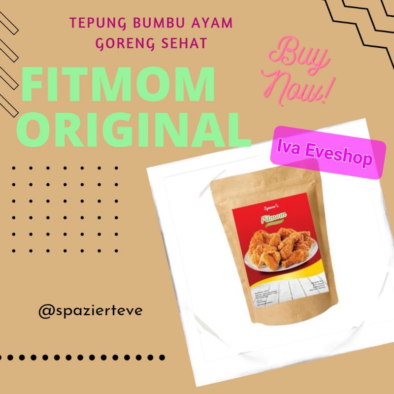 

Tepung Bumbu Ayam Goreng Sehat FITMOM (135gr)