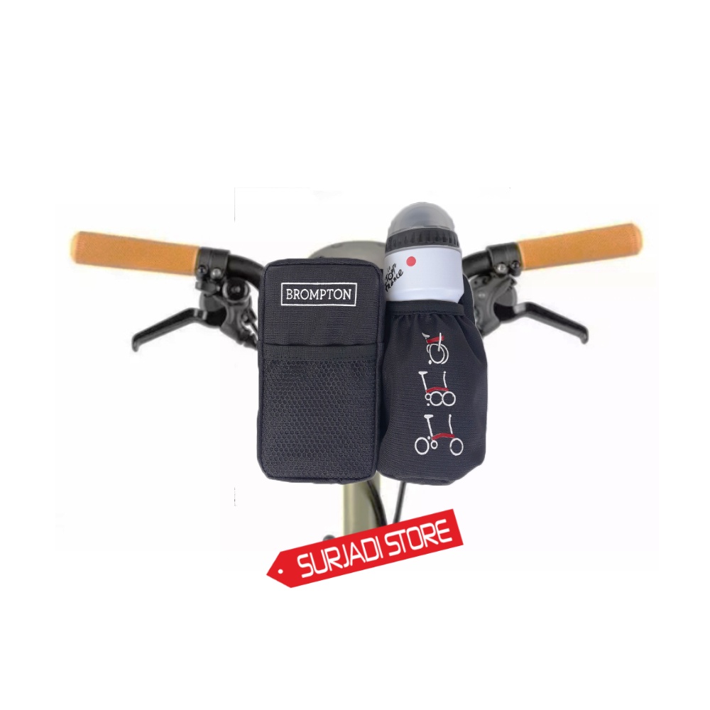 Tas handlebar sepeda lipat Tas Setang sepeda lipat Seli Brompton tas sepeda lipat