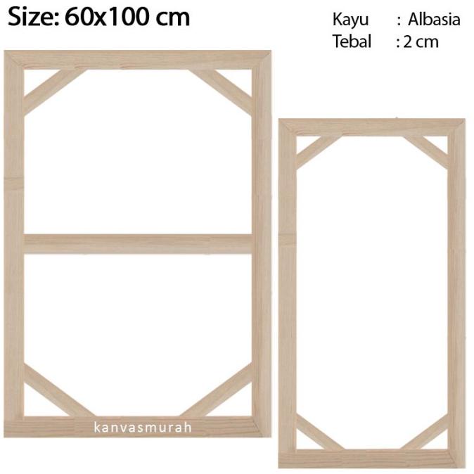 

Spanram 60x100 cm Span Ram Kayu Frame 100x60 cm