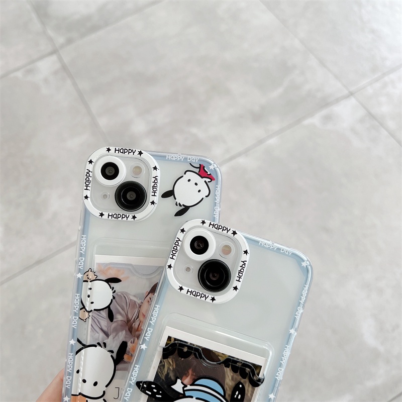 Casing Soft Case TPU Motif Anjing Pacha Untuk IPhone 14 13 11 Pro Max 8 7 Plus X XS XR