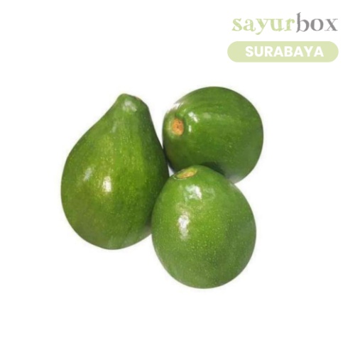 Alpukat Mentega Konvensional 3 pcs (Sayurbox) - SURABAYA