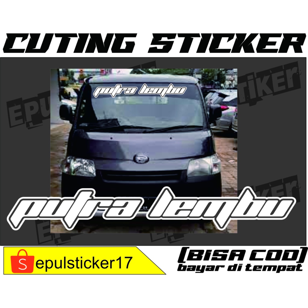 STIKER KACA MOBIL,STIKER KACA DEPAN