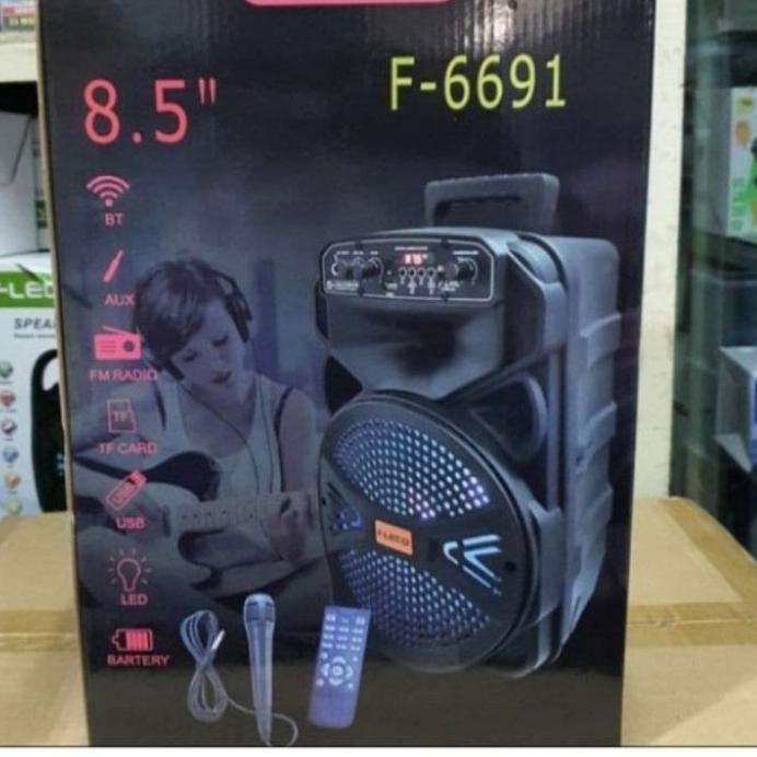 PROMOSI  7.7 cod speaker bluetooth fleco 8,5 in f6691 /f8602/ f955d /fleco 8808 / speaker fleco 8805