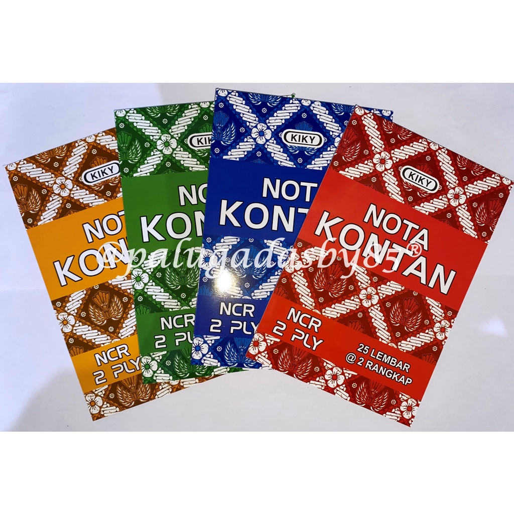 

(1 Pak Isi 10 Buku) KIKY Buku Nota Kontan KIKY Kecil 2 Ply / Nota Kontan Kecil 2 Rangkap KIKY / Nota Kontan Kiky K2 (1 Pak Isi 10 Buku)