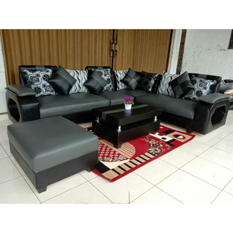 Sofa L puk bandung set karpet/sofa tàmu/kursi sudut