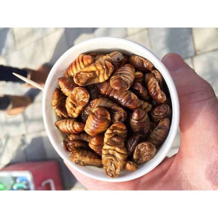 

Korean Beondegi Kepompong Ulat Sutera Frozen From korea 250g Made In Korea