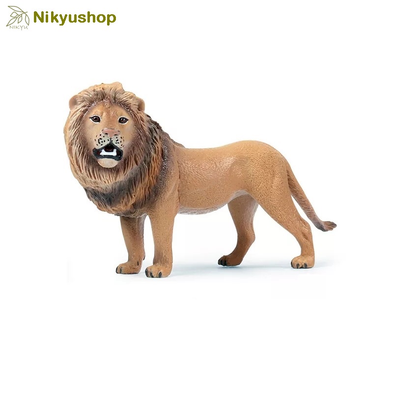 [Nikyushop] Mainan Edukasi Pajangan Miniatur Hewan Binatang Singa Lion Animal Figure