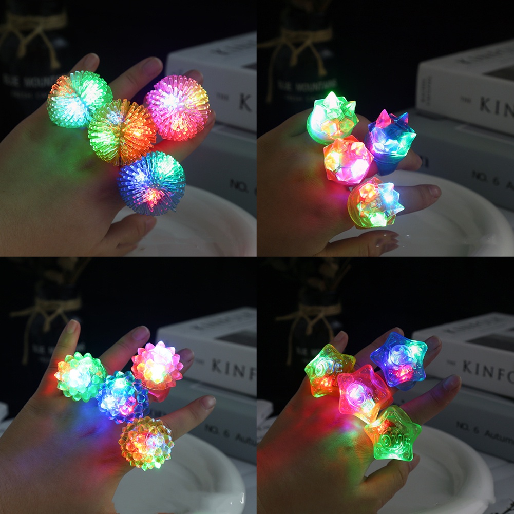 Cincin Karet Lembut Dengan Lampu LED Untuk Festival Musik