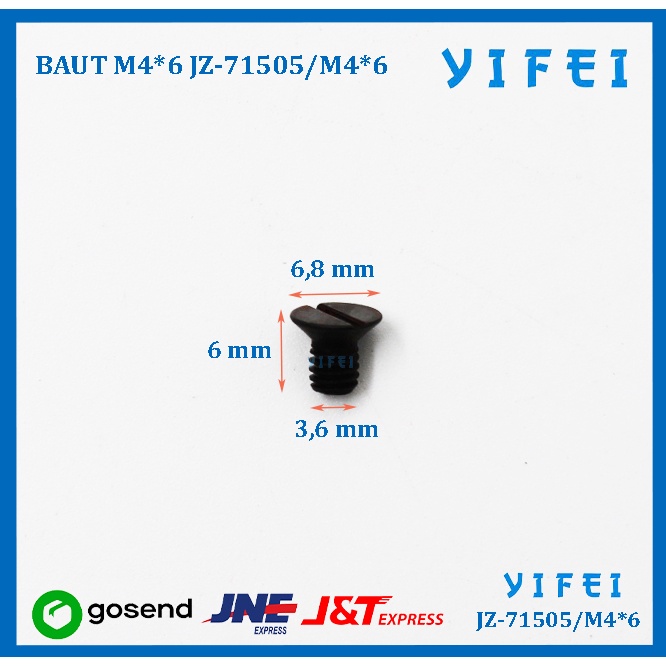 BAUT M4*6 YIFEI-71505/M4*6