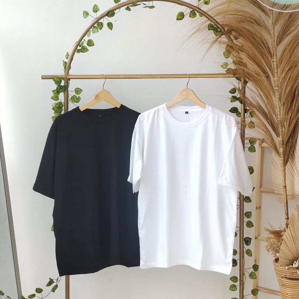 KAOS POLOS OVERSIZE UNISEX / COTTON COMBED 24S PREMIUM