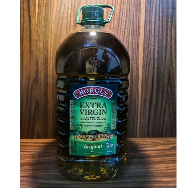 

Borges Extra Virgin Olive Oil isi 5 L Minyak Zaitun Spanyol 5 Liter Impor Original Spain