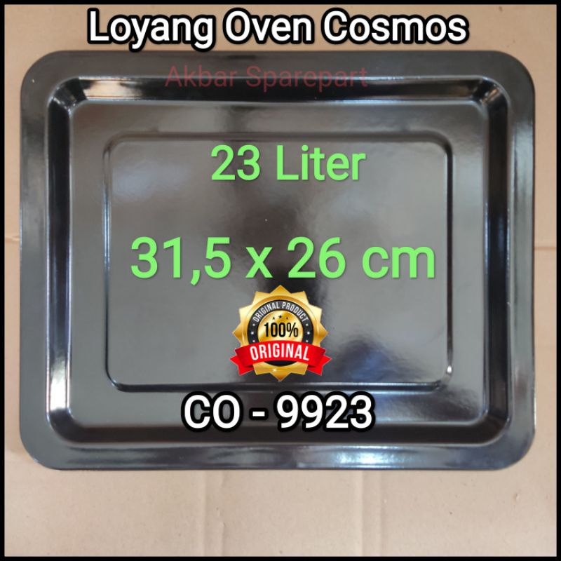 Tray Baki Loyang Nampan Oven Listrik Cosmos Ori 31,5 x 26 cm 23 Liter Kecil CO-9923 Original