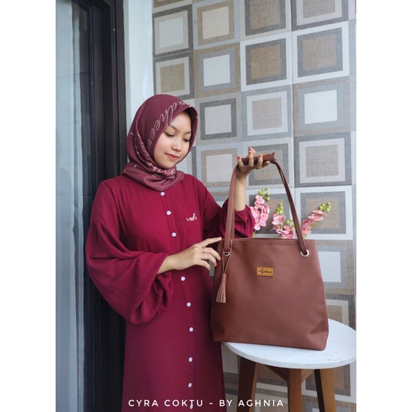 TOTEBAG CYRA CHOCOLY BY AGHNIA