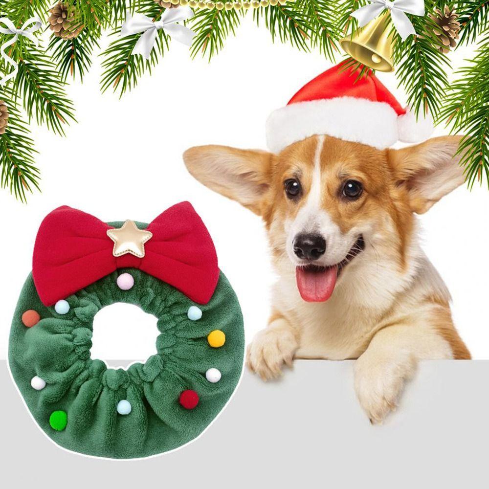 Solighter Pet Collar Circle Washable Properti Foto Tutup Kepala Lingkaran Leher