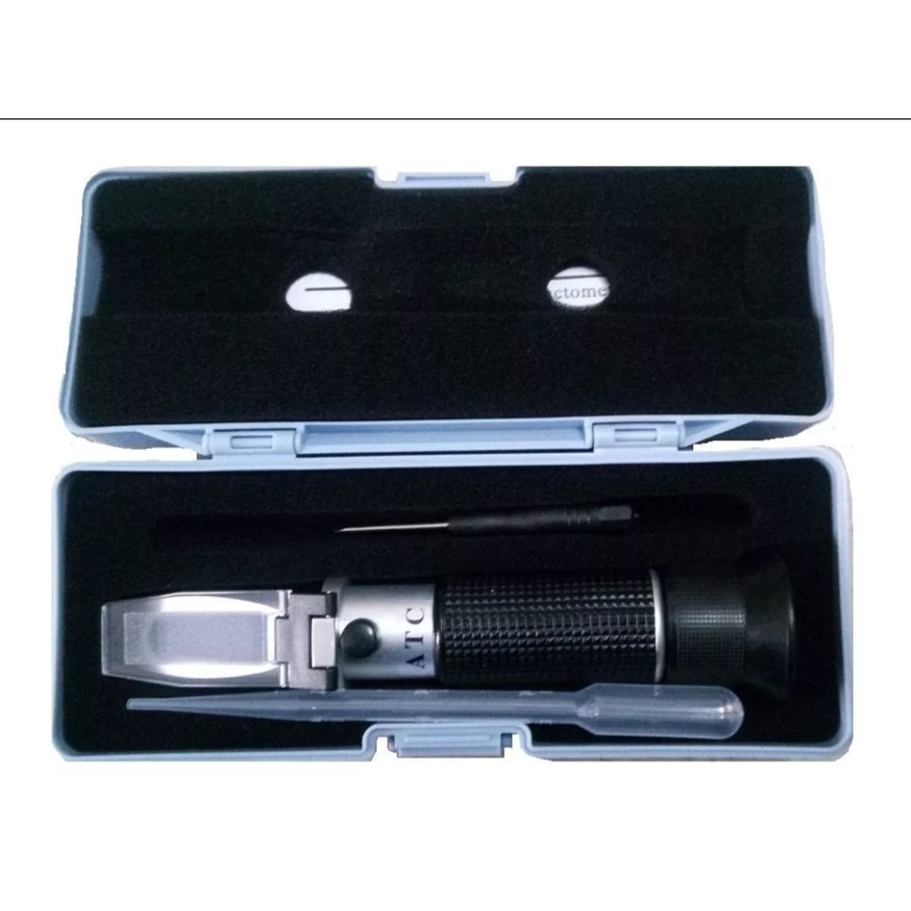 Pengukur Kadar ( Refractometer Brix Sugar ) Gula / Buah 0-32%