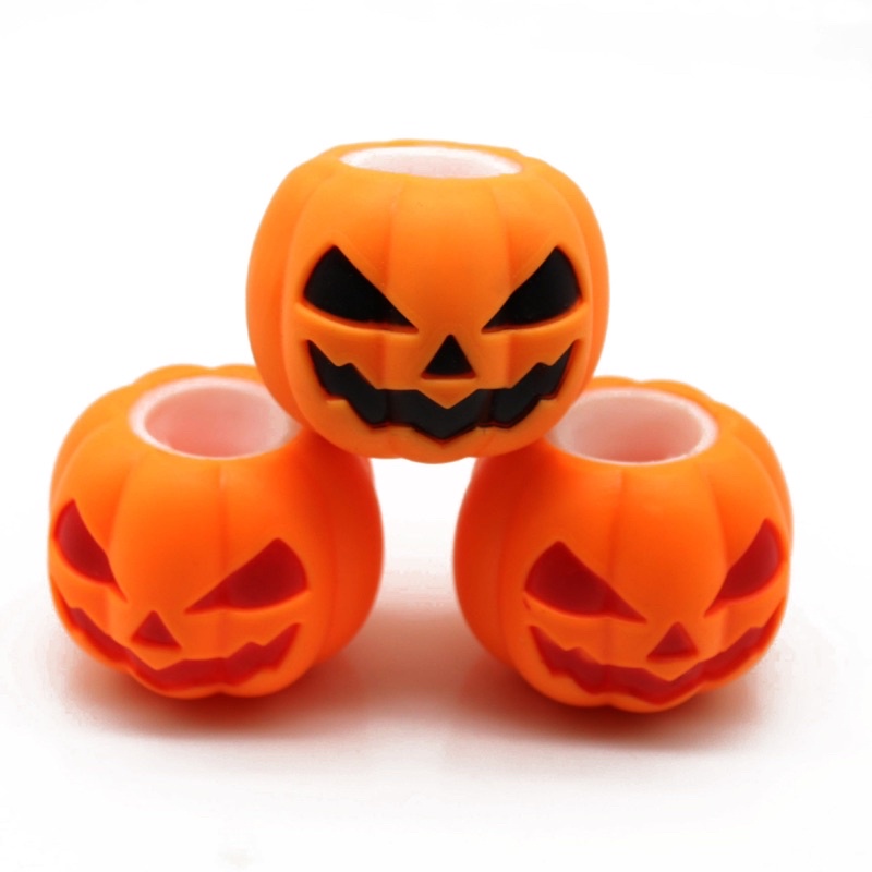 Mainan Squishy Labu Pumpkin Pop it Karet Silikon Balon Silicone Pencet Lentur Aman