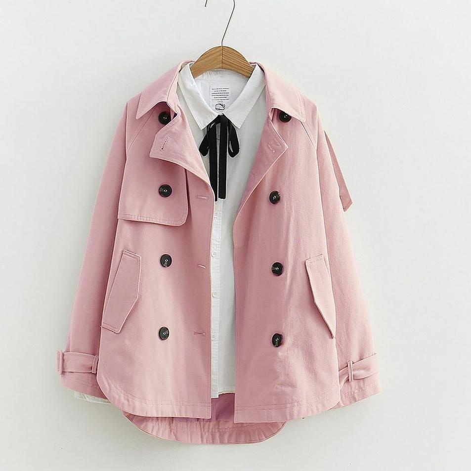 New Stock Vallina Outfit - Outerwear Alta Jaket Semi Parka Wanita Korean Jacket Fashion Muslim Korea