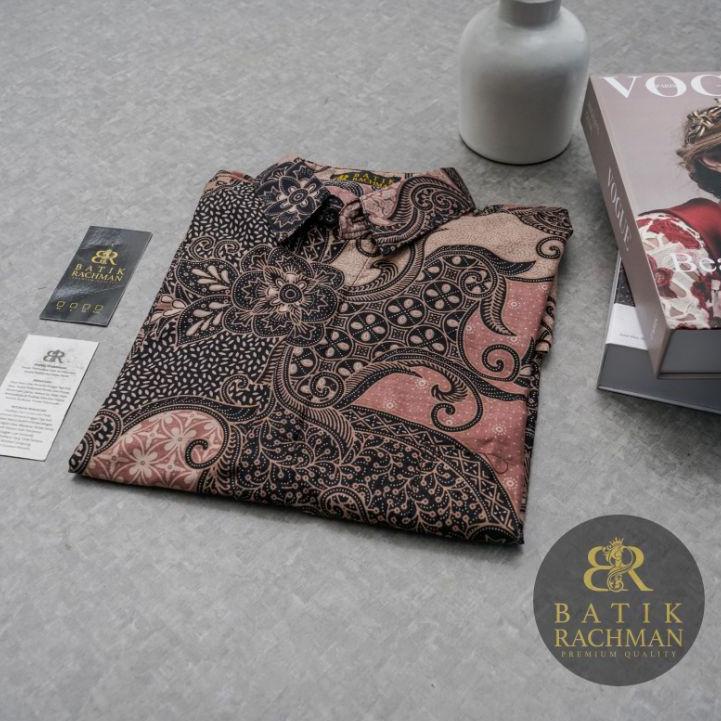 Harga Termuraah Baju Atasan Kemeja Kameja Batik Pekalongan Pria Cowok Laki Laki Lengan Panjang Premi