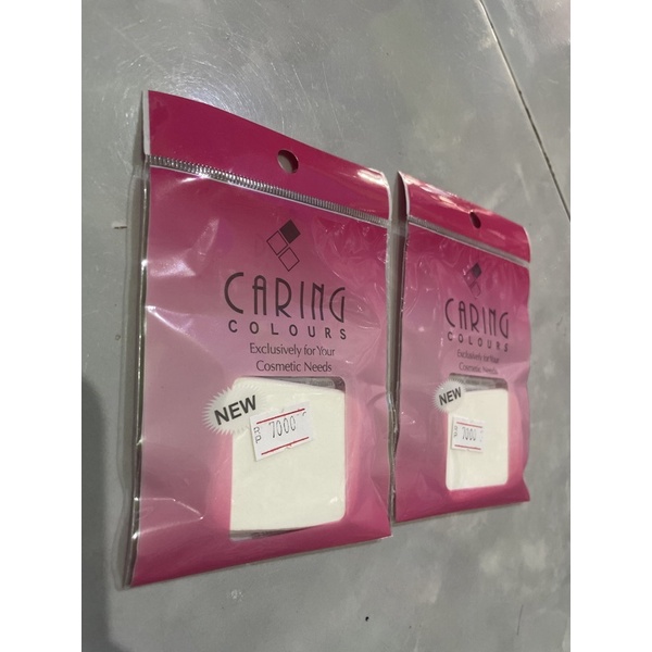 spon bedak /sponge make up caring