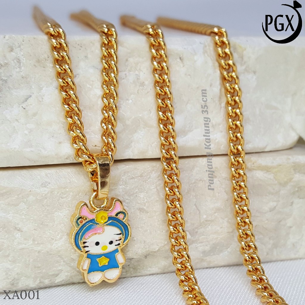 PGX Kalung Anak Perempuan Xuping Lapis Emas Aksesoris Fashion Perhiasan Premium - XA001