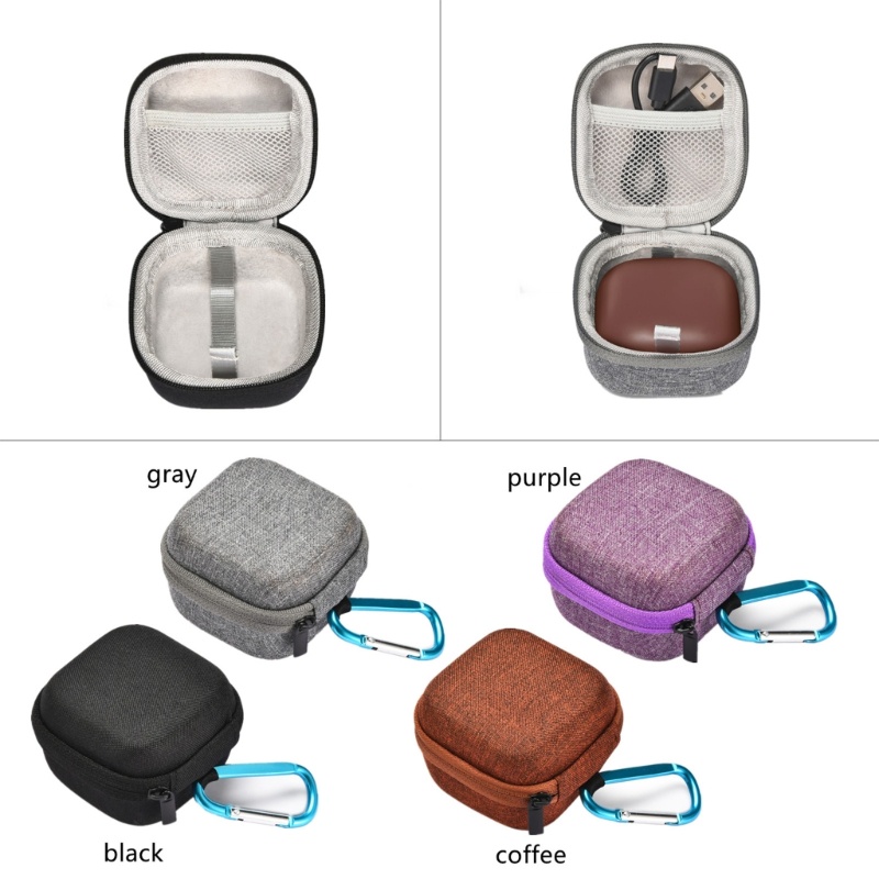 Gro Earbuds Storage Bag Kantong Resleting Kecil Untuk Detak Fit Pro x Kim Dengan Karabiner