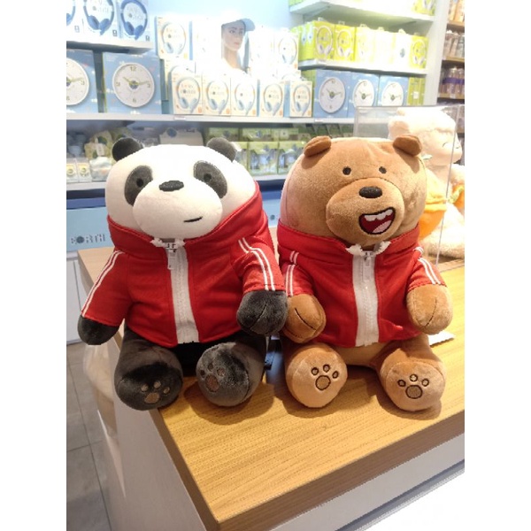 Miniso we bare bears boneka pan pan boneka grizzly boneka ice bear boneka panda