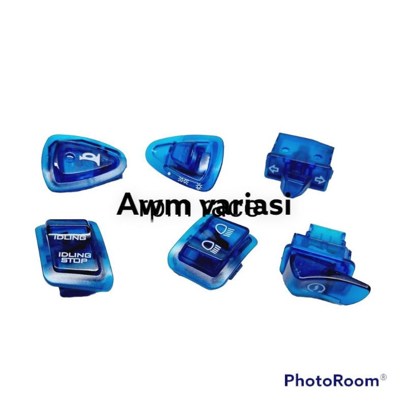 Saklar Tombol Warna Transparan Honda  Beat fi Scopy fi Vario 125 Dll