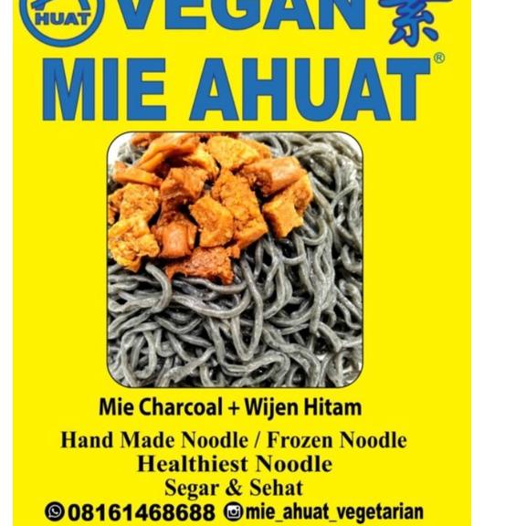 

10.10 SALE MIE VEGAN WIJEN HITAM / CHARCOAL gas !!