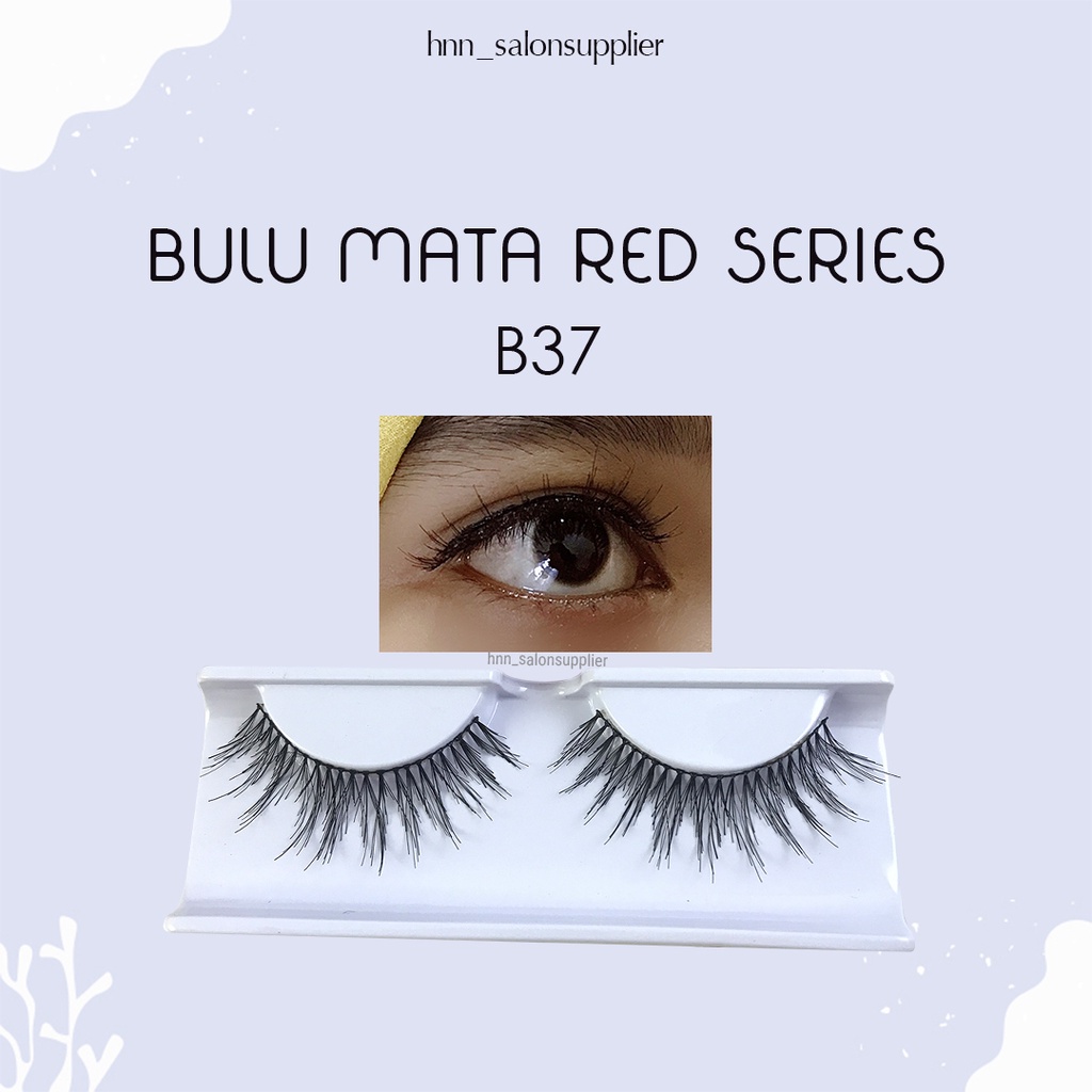 B37 Bulu Mata Palsu Handmade Fake Eyelash Eye Lashes Lash Artifivial Belle Eyelashes