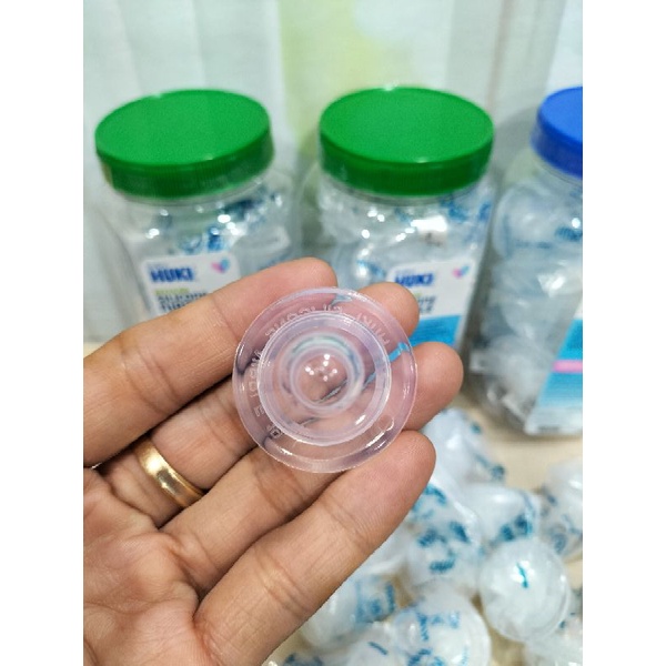 DOT Silicone Nipple Reguler Berkualitas Lembut /nipple Gepeng/Bulat Baby Huki BPA Free Size S M L