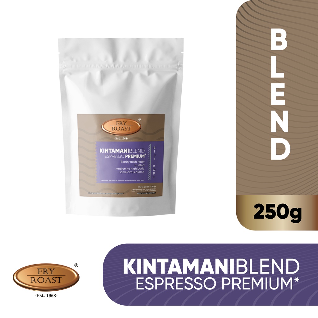 

KOPI KINTAMANI BLEND ESPRESSO PREMIUM 250 GRAM BIJI DAN BUBUK