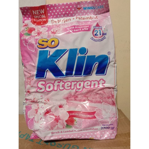 SOKLIN Softergent Deterjen Bubuk 2.7Kg