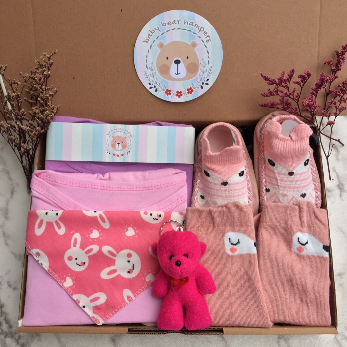 

[COD] PAKET SIMPLE Hampers Bayi / Baby Hampers / Kado Lahiran - Simple Purple P
