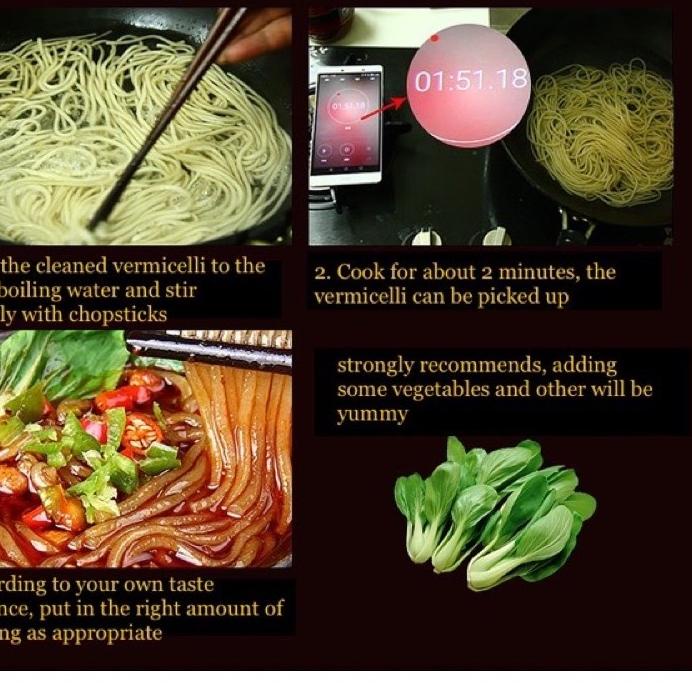 

READY ✅Suan La Fen / Mie ubi dengan bumbu asam pedas / Huang Long Hong Shu Fen / Spicy Sour Glass Noodles|KD9