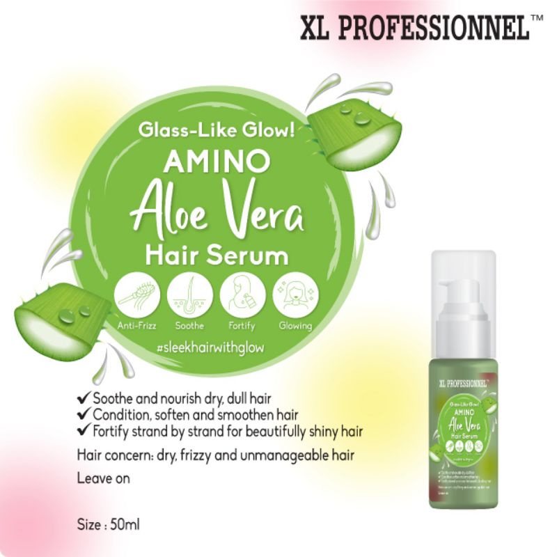 XL PROFESSIONNEL Glass Like Glow Hair Serum 50mL