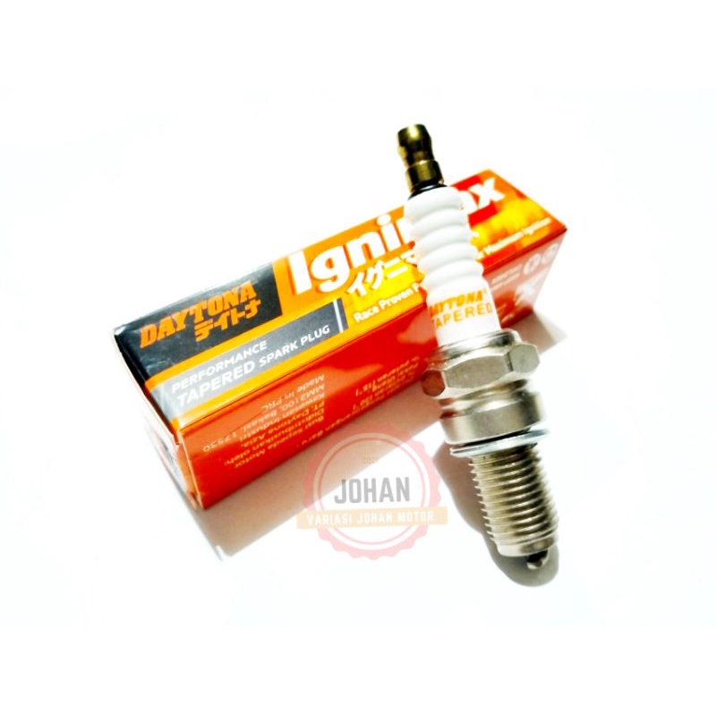 busi motor daytona busi drat panjang, bisa buat beat Scoopy Vario Supra x 125 busi daytona mura