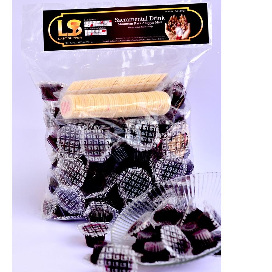 

Recommended Minuman Rasa Anggur Perjamuan Cup + Hosti Ayat (isi 100pcs) non alkohol ORD^^