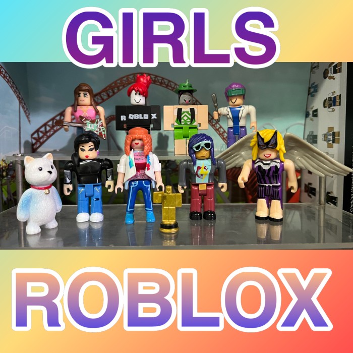 Cantik Action Figure Roblox / Mainan Topper Kue Roblox - Set Isi 8 Bagus
