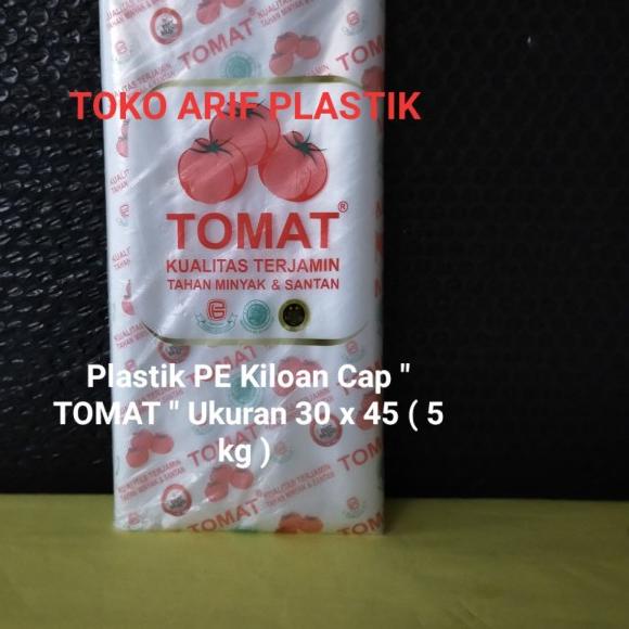 

Plastik PE Kiloan Cap * TOMAT * Ukuran 30 x 45 ( 5 kg )