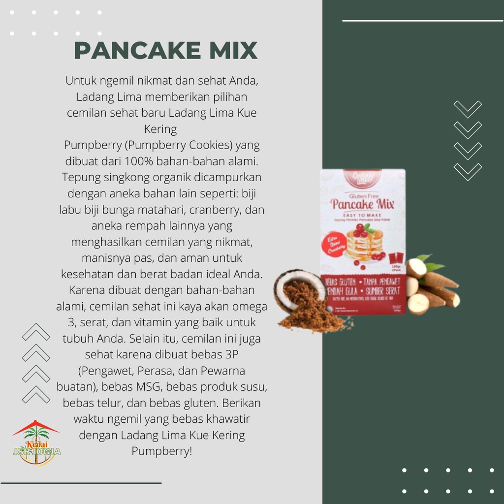 Pancake Mix with extra Cranberry by Ladang Lima