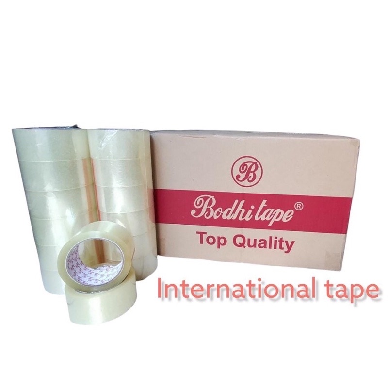 

Plakban OPP lakban BODHI TAPE bening/coklat 45mm x 100 yard