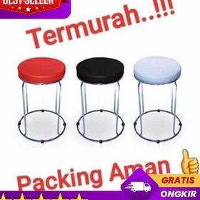 Kursi Bulat/ Kursi Cafe / Bar / Kursi Besi Tinggi 50Cm