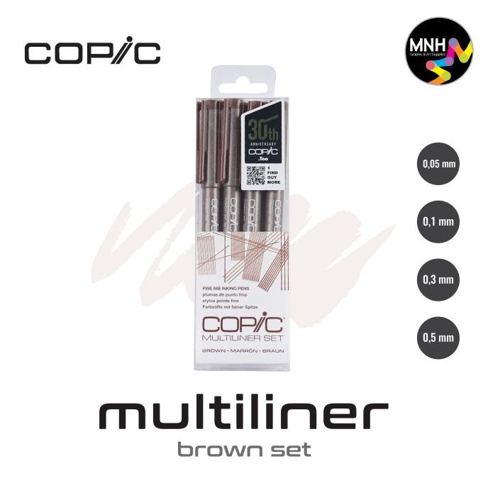 

DISKON COPIC MULTILINER BROWN SET ORIGINAL